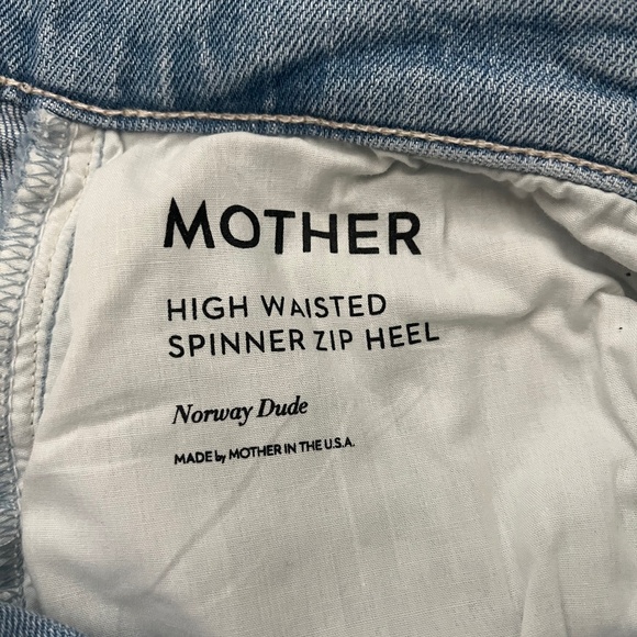 New MOTHER High Waisted Spinner Zip Heel 28 - Picture 6 of 10